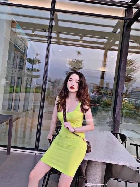 ☢️☢️Đầm body midi ZR