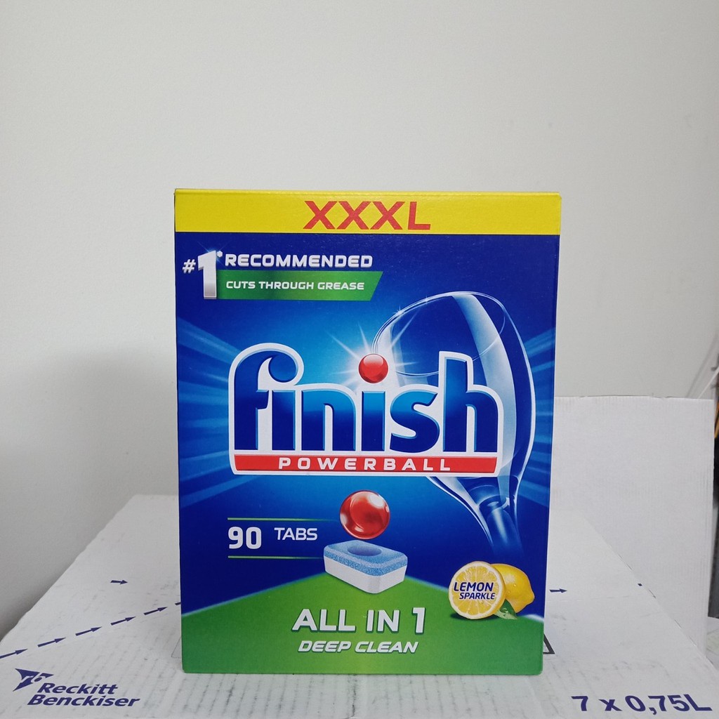 [CHÍNH HÃNG] Viên rửa bát Finish All in 1, 6 chức năng