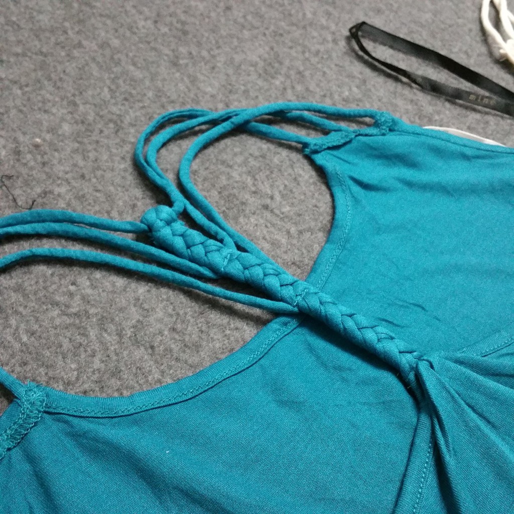 Áo tanktop thắt bím Mine xuất dư