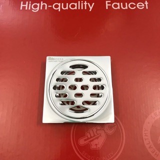 Thoát sàn ngăn mùi TERA chất liệu INOX 304 đáy bằng nhựa (hàng cao cấp, dày dặn) sử dụng cho ống phi 48 và phi 90