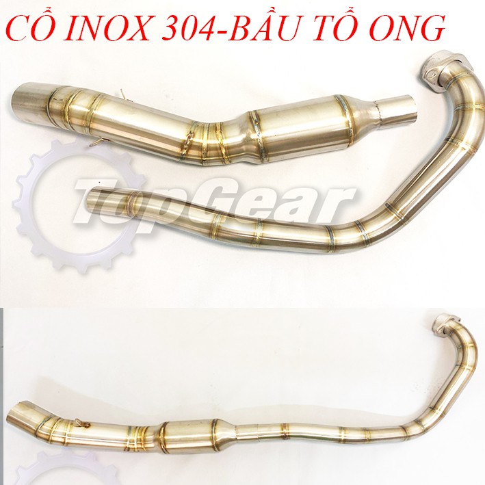 CỔ PÔ BẦU HƠI INOX 304 CHO EXC, WINNER, R15V3 - MỐI HÀN SIÊU ĐẸP