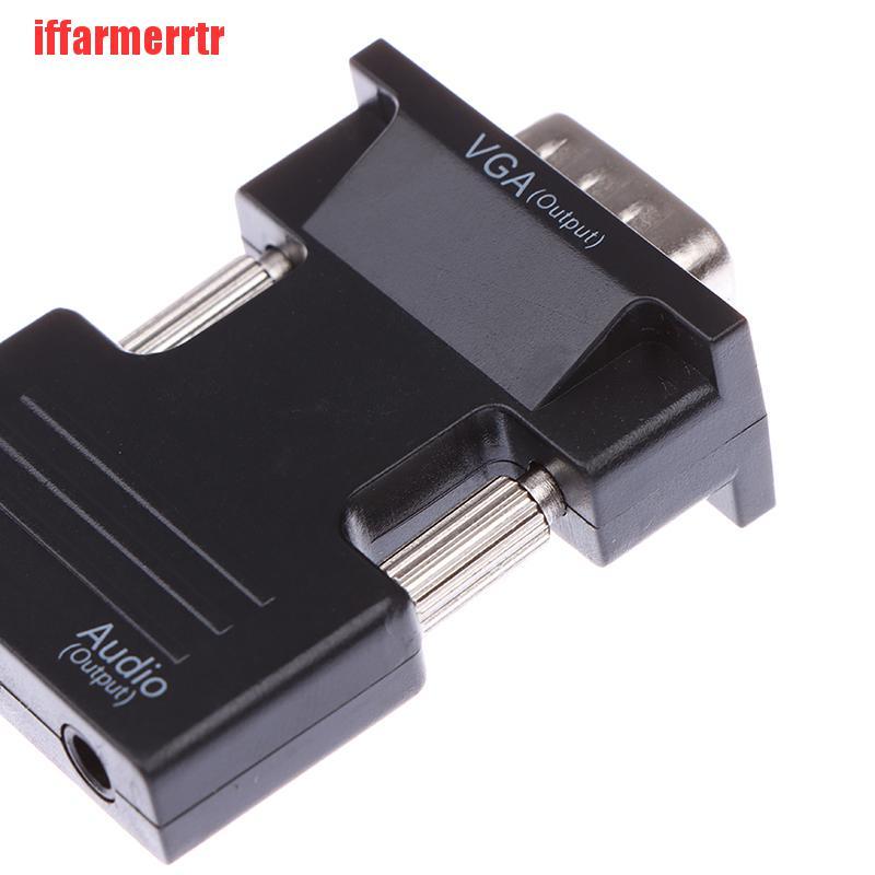 Bộ Chuyển Đổi Hdmi Cái Sang Vga Có Đầu Ra Âm Thanh Hỗ Trợ 1080p