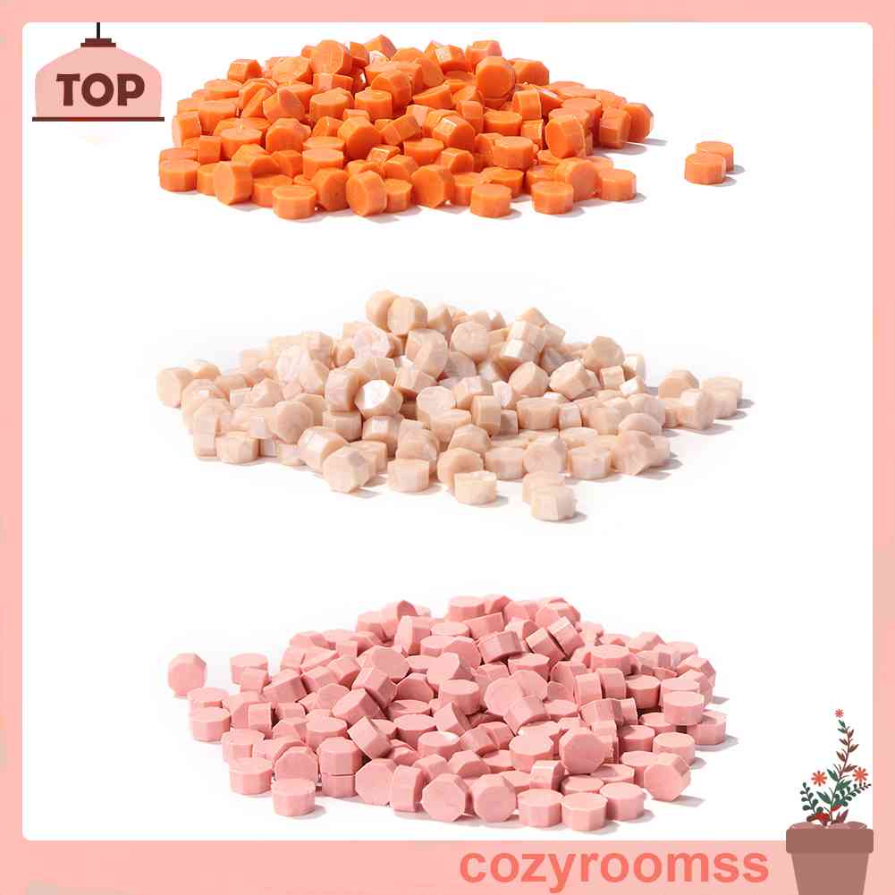 Set 100 Hạt Đóng Dấu Bát Giác Phong Cách Retro