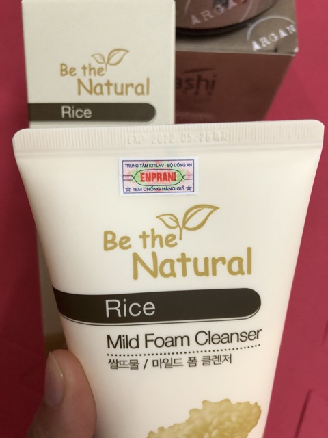 Sửa rủa mặt gạo , trắng da ngừa mụn chuẩn hãng enprani dung tích 180ml