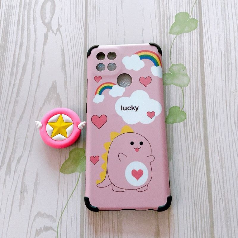 ỐP kèm pop  idm Realme 5/5S/5i/C3/6i/Realme C17/7i/realme C12/C15/C20/C11 2021