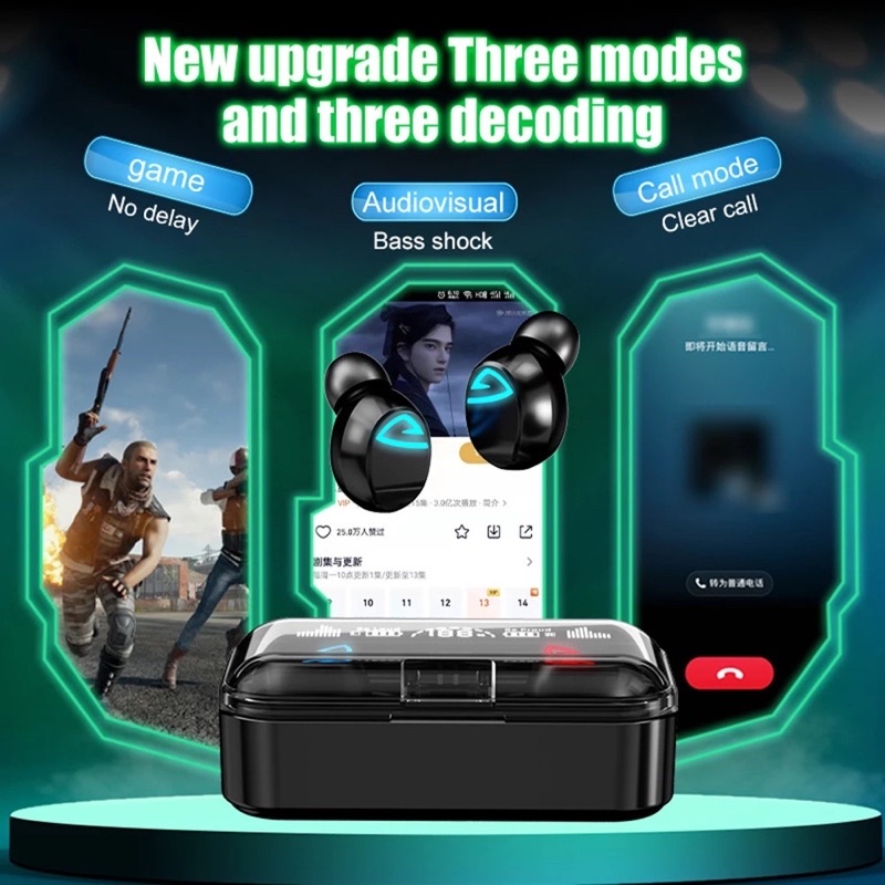 Tai Nghe Bluetooth S10 Pro Kiêm Sạc Dự Phòng Pin 5H Dùng Cho Mọi Dòng Máy