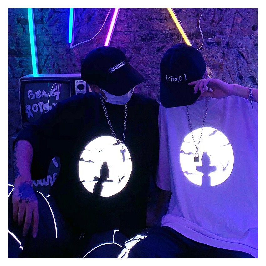 Áo thun Phản Quang Tay Lỡ Nam Nữ Kakashi 1