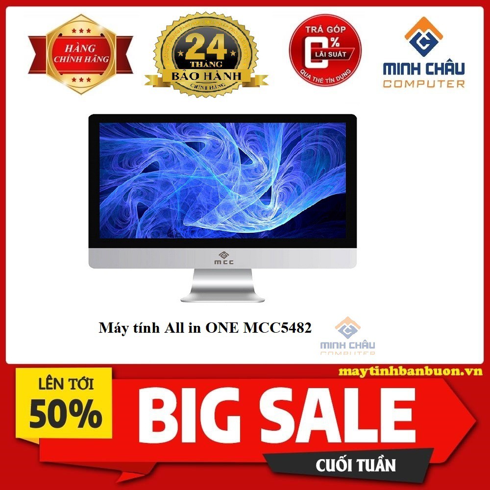 PC All in ONE (AIO) MCC5482 Home Office Computer CPUG5400/ Ram8G/ SSD240G/wifi/camera/ 22inch