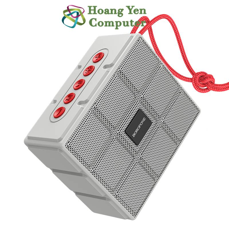 Loa Bluetooth Borofone BR16 V5.1, Tích Hợp Đèn LED, Âm Thanh Lớn Rõ - BH 1 Năm - Hoàng Yến Computer