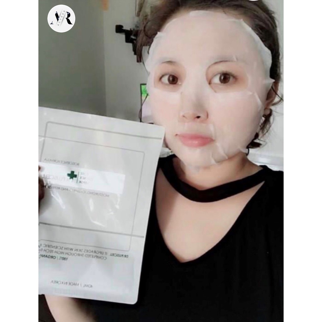 MẶT NẠ NHÂN SÂM TÁI TẠO DA DR PLUSCELL PURE ESSENCE MASK - [MỸ PHẨM ALVERA]