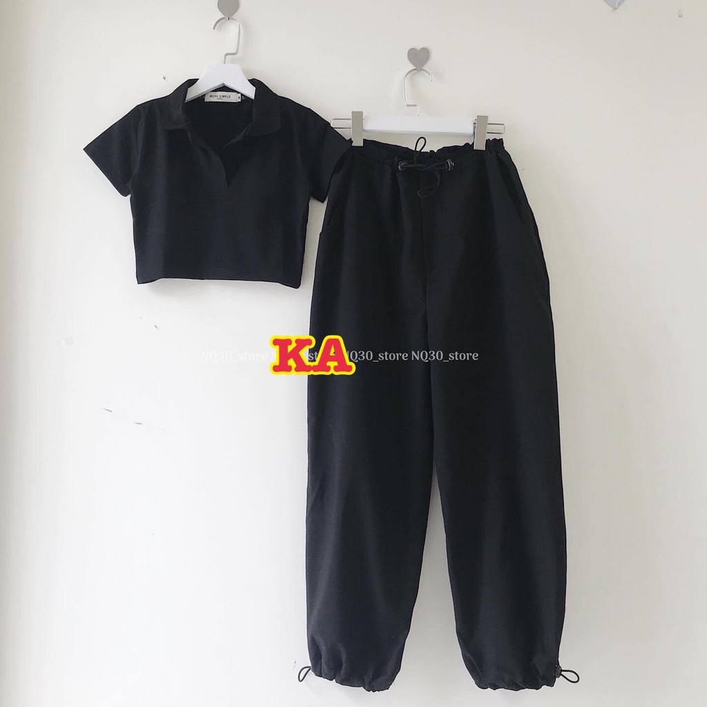 Sét crt + quần rút eo KAU456