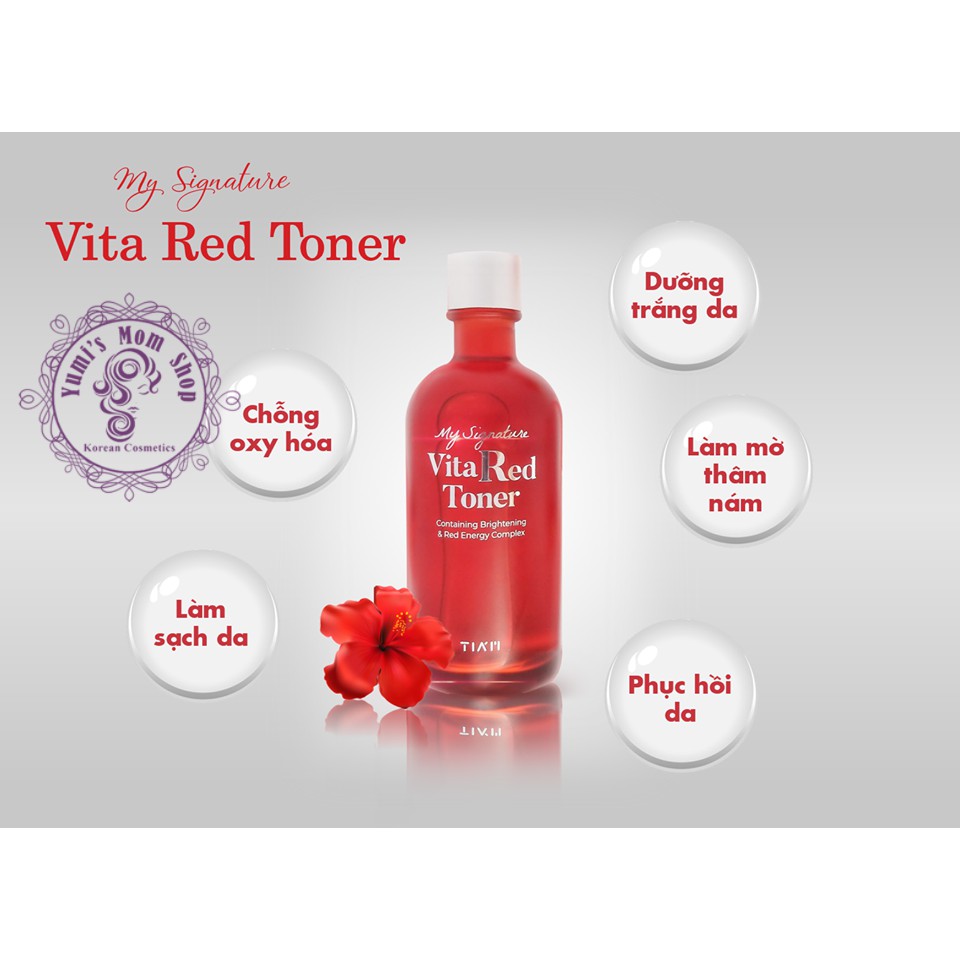 Nước cân bằng Tiam My Signature Vita Red Toner | WebRaoVat - webraovat.net.vn