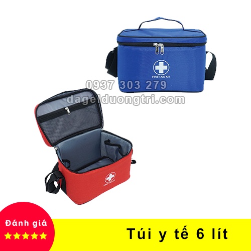 Túi Y Tế Giữ Nhiệt Mini - Kích thước: Ngang 25 x Cao 16 x Rộng 15 cm - Dung tích 6 lít