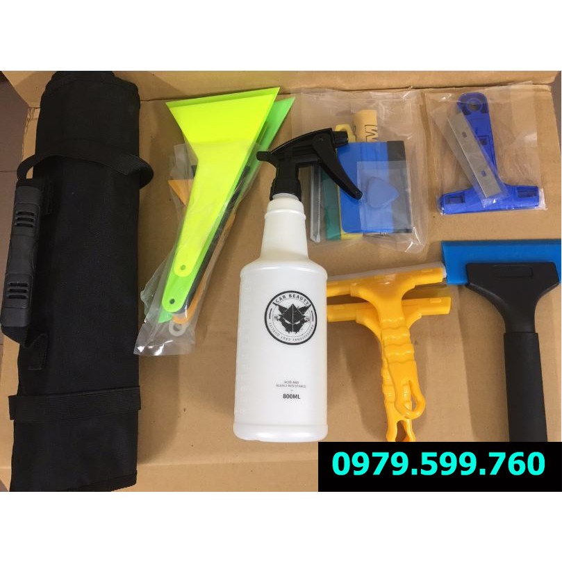 Bộ dụng cụ dán phim cách nhiệt ô tô cao cấp VT - 108
