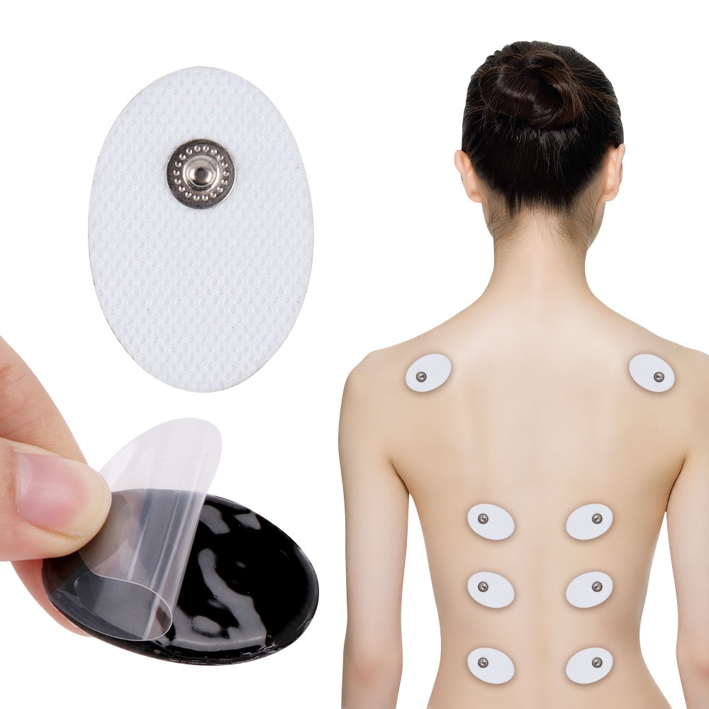 Bộ 20 / 10 Miếng Đệm Điện Cực Kỹ Thuật Số Cho Máy Mát Xa Chăm Sóc Sức Khỏe TP10