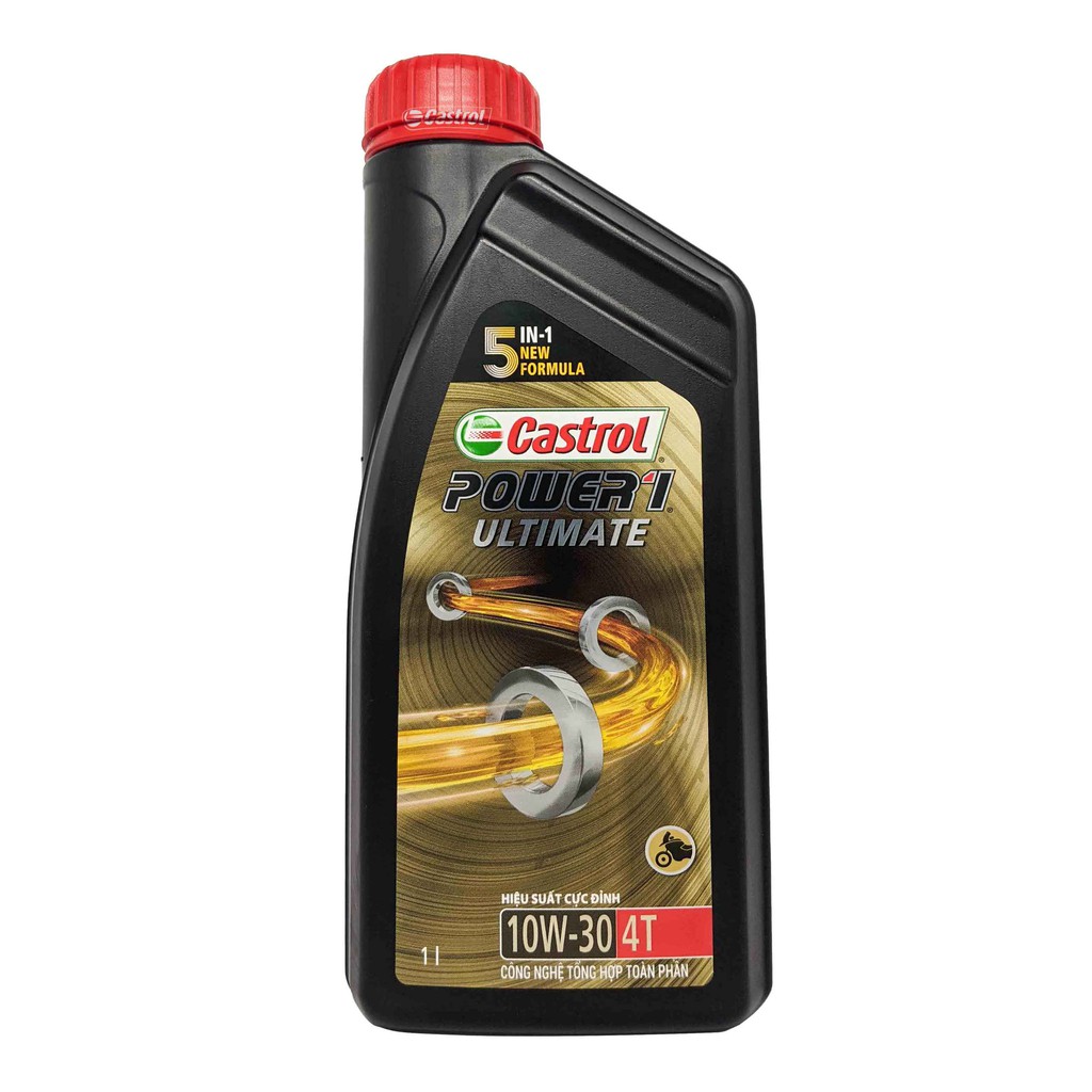 ( GIÁ KM ) CHAI 1L DẦU NHỚT XE SỐ CASTROL ULTIMATE 10W-30 1000ML ( 1L) - ( CASTROL CHAI ĐEN MỚI 2021)