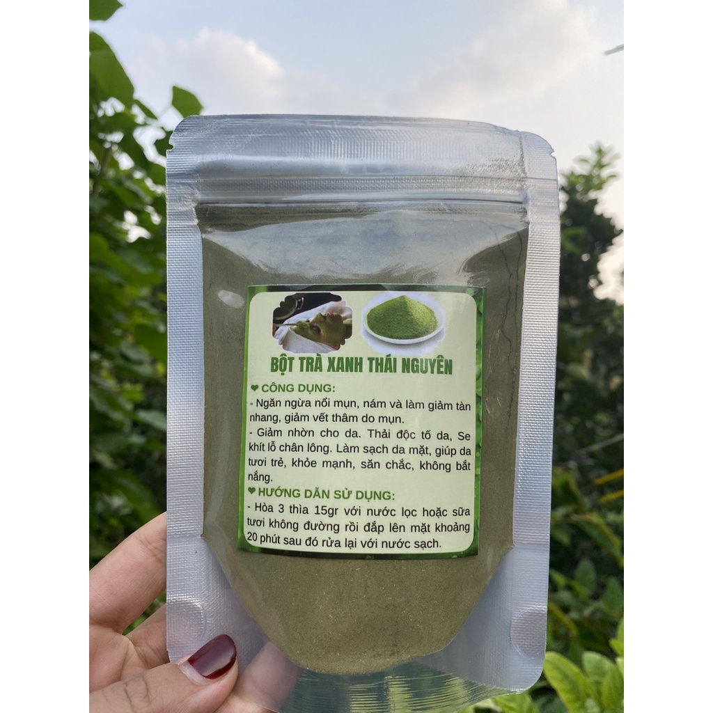 Bột trà xanh nguyên chất 100gr