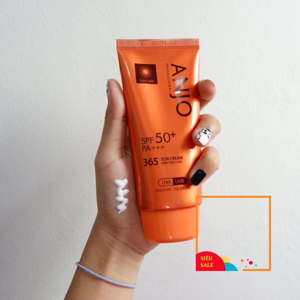 Kem Chống Nắng Anjo dưỡng ẩm, dịu nhẹ và bảo vệ da Professional SPF 50+PA+++ 365 Sun Cream 70g NPP Shoptido