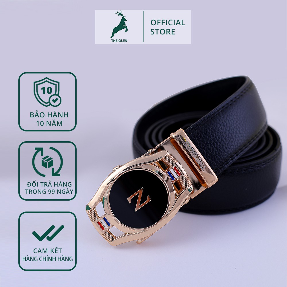 Thắt lưng nam thời trang hàn quốc - Dây lưng nam cao cấp 2021 da PU bảo hành 10 năm THE GLEN TG131