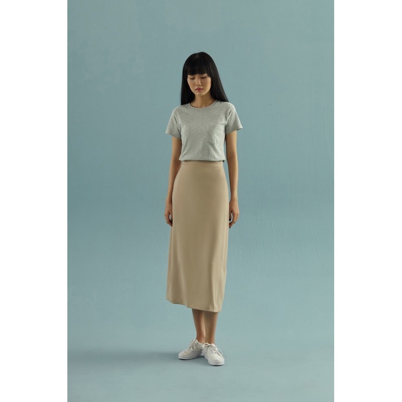 Váy Midi (Đen-Be) | BigBuy360 - bigbuy360.vn