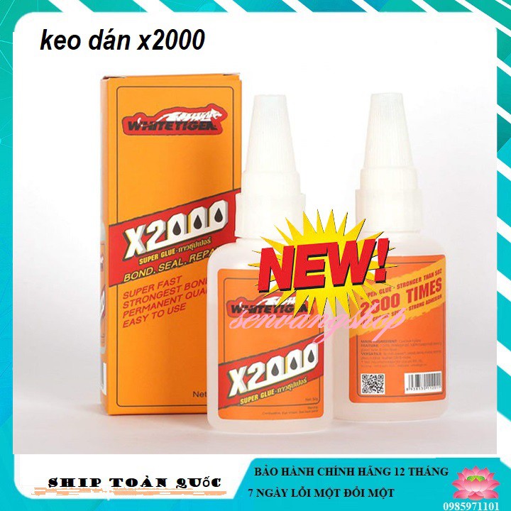 [ SĂN SỈ ] KEO DÁN X2000, GẮN TẤT CẢ, dán gỗ, thủy tinh, kim loại, sắt, gốm sứ, nhựa,....