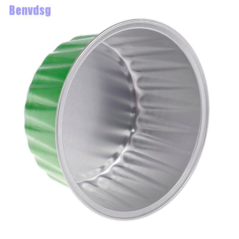 Bộ 10 chiếc cốc giấy nhôm bánh cupcake tròn 100ml