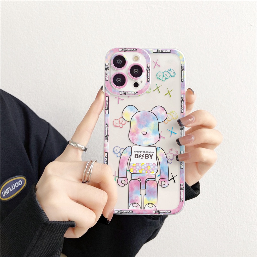 Ốp lưng iphone Baby Brick bóng cạnh vuông 6/6plus/6s/6splus/7/7plus/8/8plus/x/xs/11/12/13/14/pro/max/promax/plus