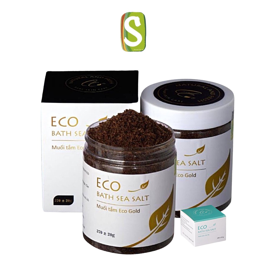 Muối tắm bé thảo dược Eco Gold Sinh Dược_ 3 tặng 1