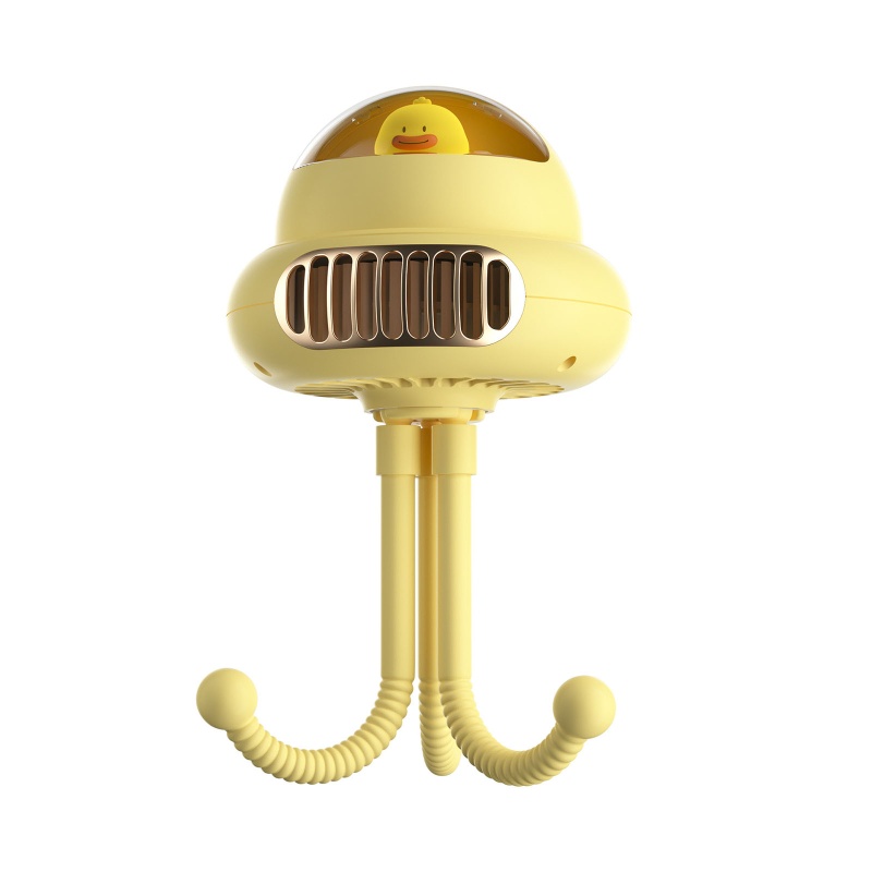 Quạt mini sạc usb Cầm Tay Linh Hoạt Gắn Xe Đẩy Em Bé