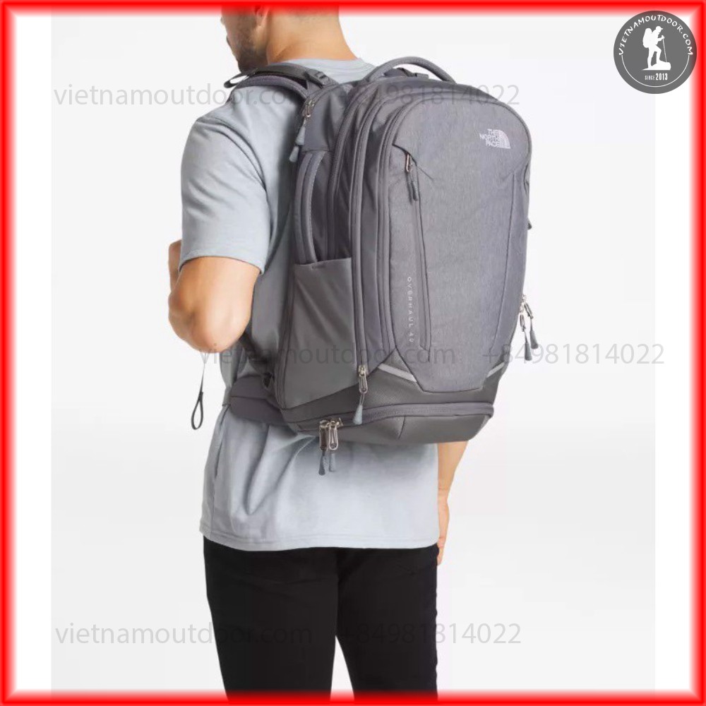 Balo The North face Overhaul 40L Cao Cấp BẢO HÀNH TRỌN ĐỜI [ NHIỀU NGĂN TIỆN DỤNG] ngăn riêng đựng laptop