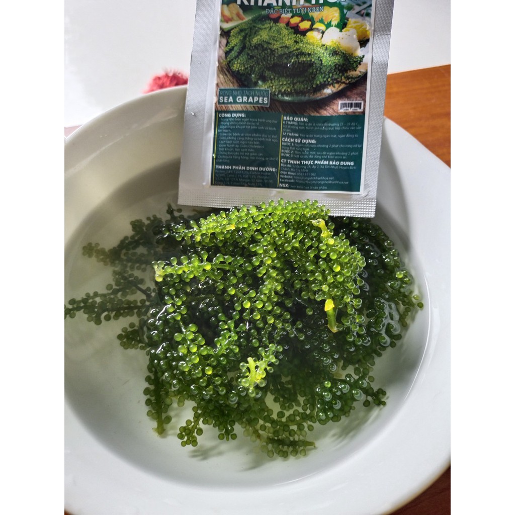 (Combo) rong nho tách nước khánh hòa 25gr + 1 gói mè rang kewpie 15ml | BigBuy360 - bigbuy360.vn