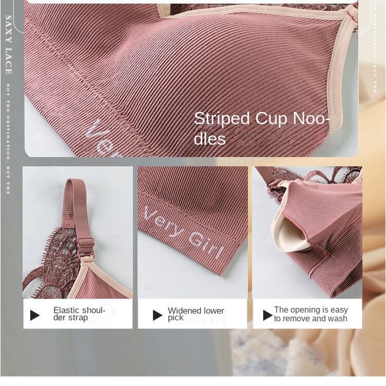 Áo Ngực Thể Thao Không Gọng Không Đường May Hình Bướm Lưng Đẹp Cho Nữ