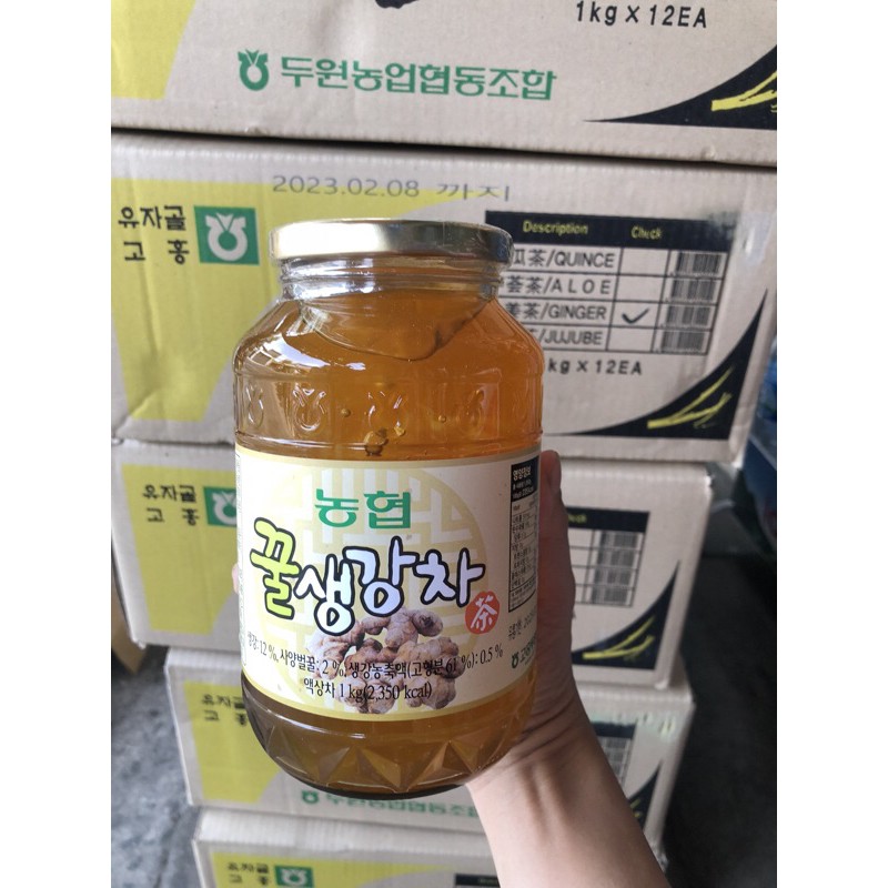 SET 2 CHAI MẬT ONG CHANH GỪNG HÀN QUỐC. HSD MỚI