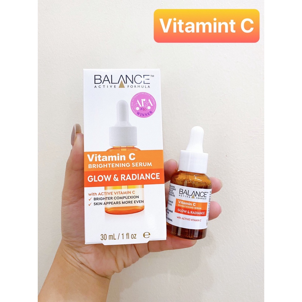 Tinh Chất Làm Sáng Da Balance Active Formula Vitamin C Hyaluronic Brightening Serum Niacinamide 15% Blemish Recovery