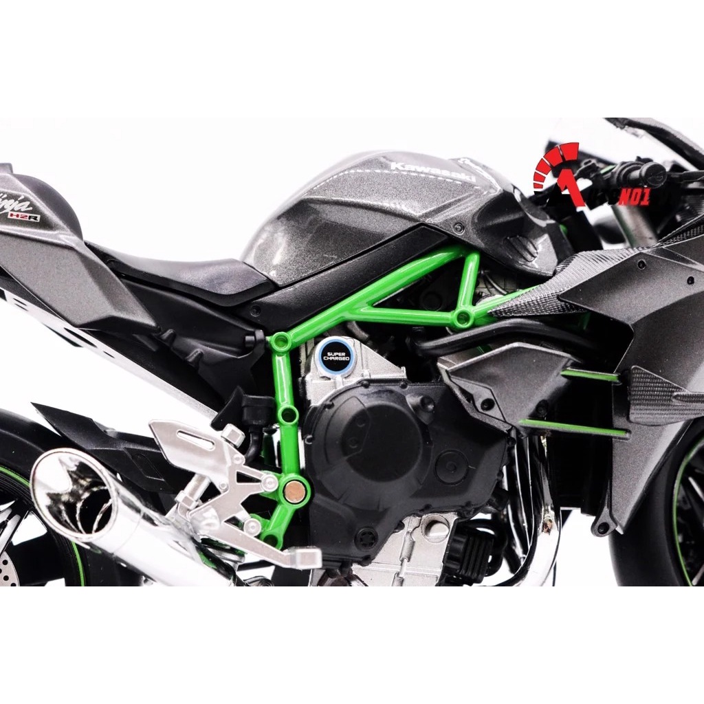 MÔ HÌNH KAWASAKI NINJA H2R 1:12 AOSHIMA 2687