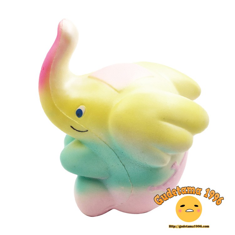 Squishy chính hãng TABURASAA voi bảy màu siêu chậm tăng