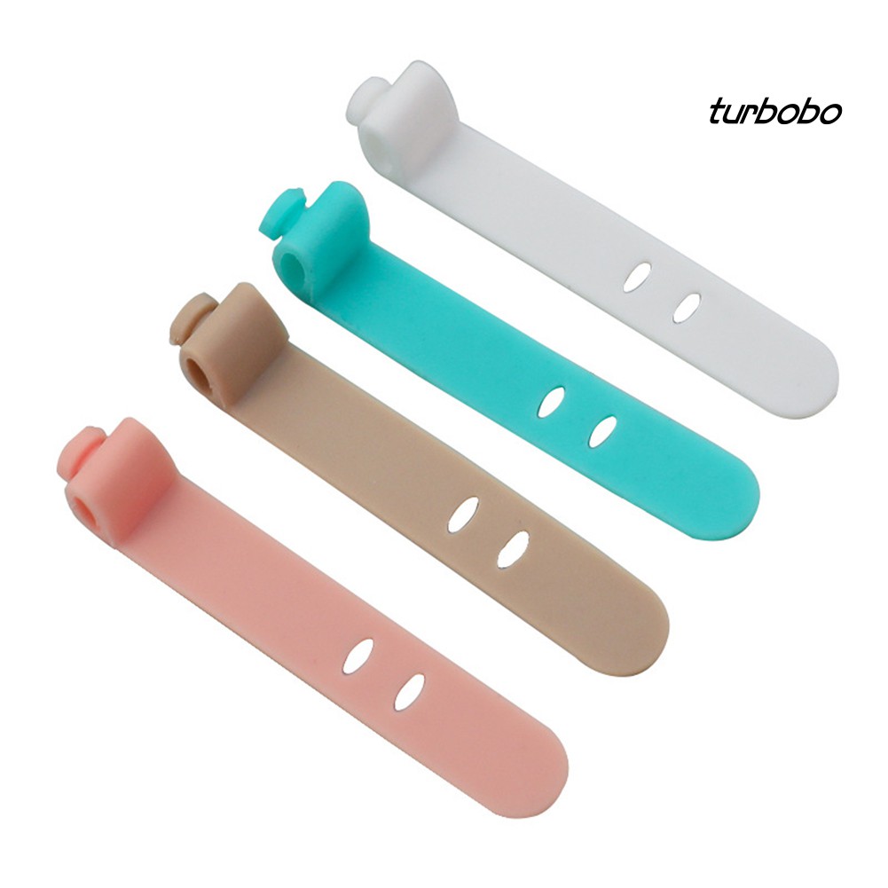 4 Dây quấn cáp/tai nghe bằng silicon tiện dụng