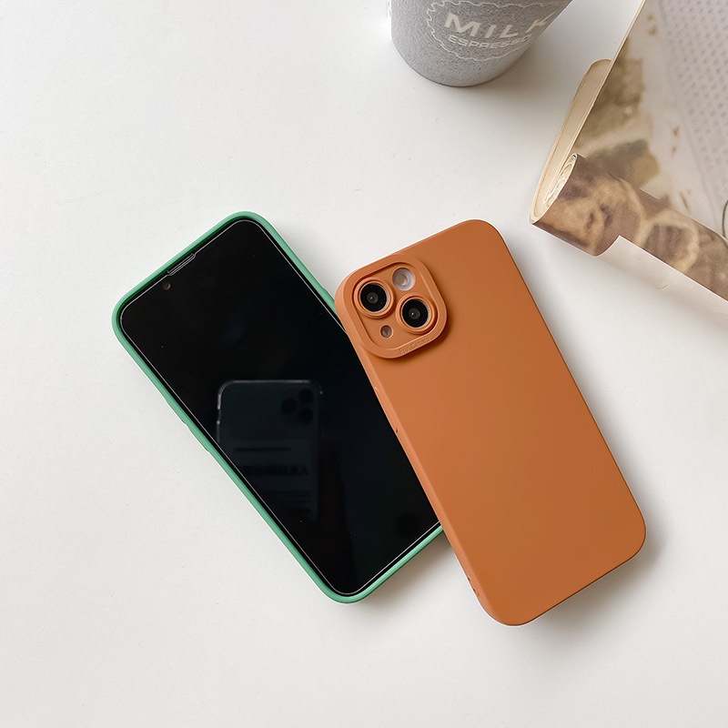 II.Ốp lưng iphone  TRƠN DẺO 8 MÀU viền vuông 1K 7/7plus/8/8plus/x/xs/xs max/11/11 pro/11 promax
