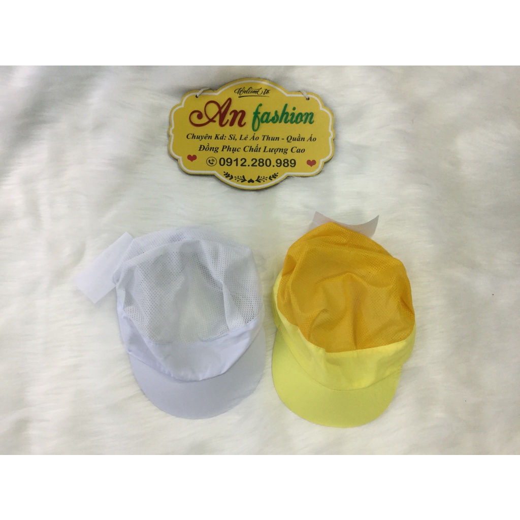 NÓN LƯỠI TRAI THỦY SẢN VẢI SILK PHỐI LƯỚI