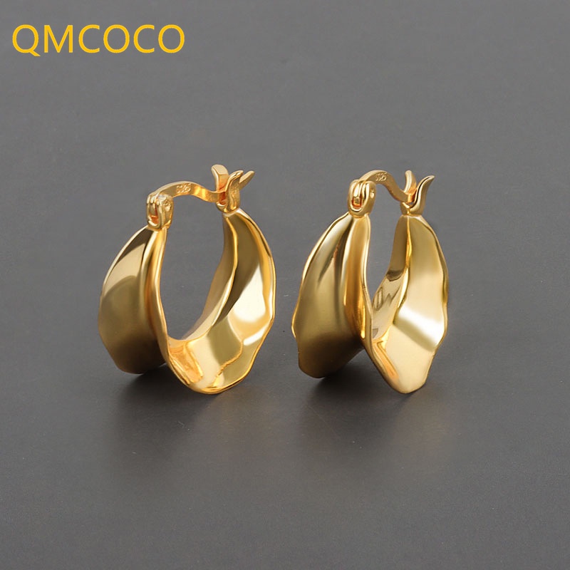 Bông Tai Màu Vàng / Bạc Thiết Kế Bất Đối Xứng Đơn Giản Thời Trang Dự Tiệc Cho Bạn Gái