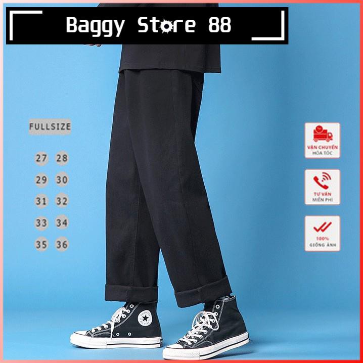 [Baggy Nam] Quan jean nam Đen baggy ống suông rộng tại Baggy Store 88 | WebRaoVat - webraovat.net.vn