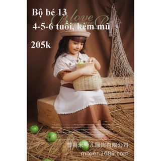 Phụ kiện áo, sét đồ chụp ảnh cho bé