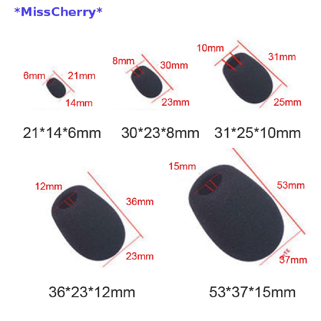 Set 10 Mút Bọc Micro Mini Chắn Gió Tiện Lợi Mới