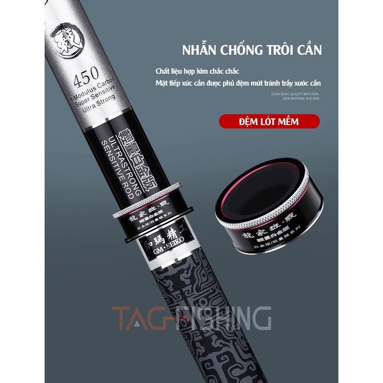 Cần tay GAMA-SEIKO Hắc Long 4H