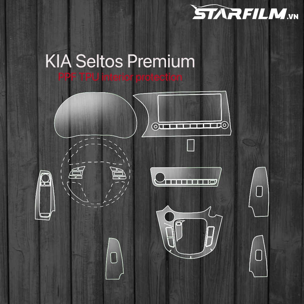 KIA Seltos PPF TPU chống xước tự hồi phục STAR FILM
