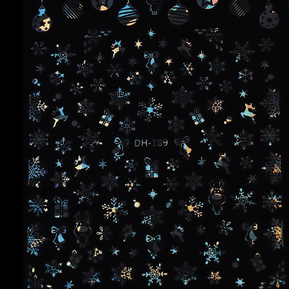 Hình Dán Móng Tay Nghệ Thuật EUTUS Mới|Miếng Dán Trang Trí Móng Tay Hình Bông Tuyết Xinh Xắn