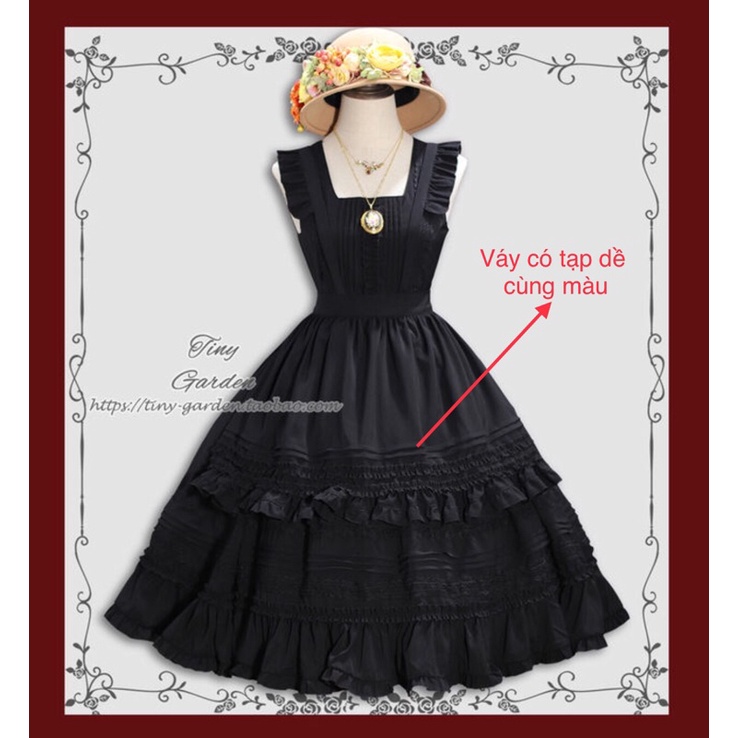 YAS0438-Váy Lolita vintage phong cách đồng quê