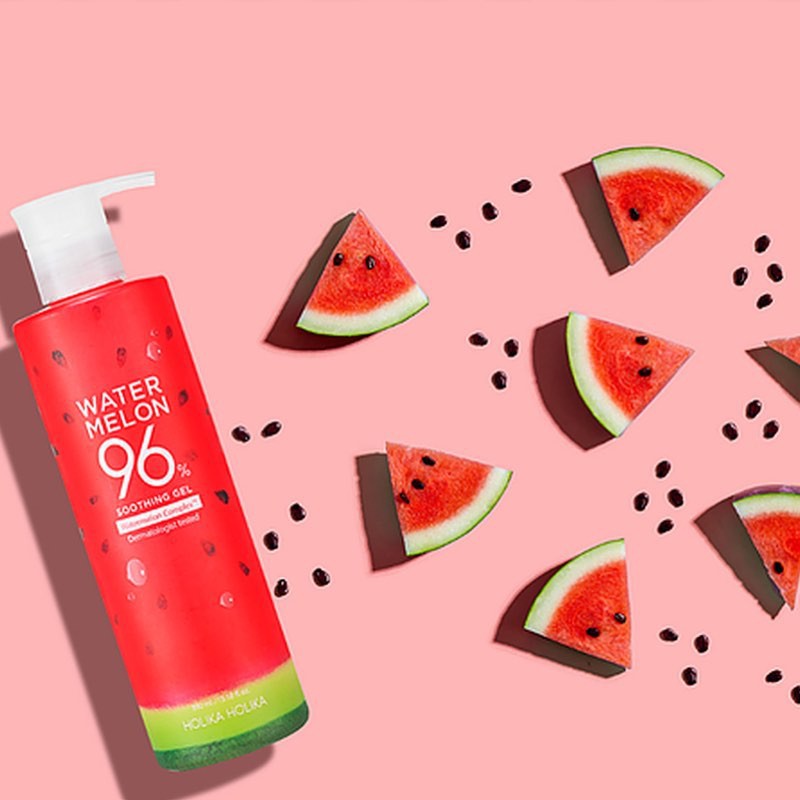 Gel dưỡng da đa năng chiết xuất dưa hấu Holika Holika Watermelon 96% Soothing Gel