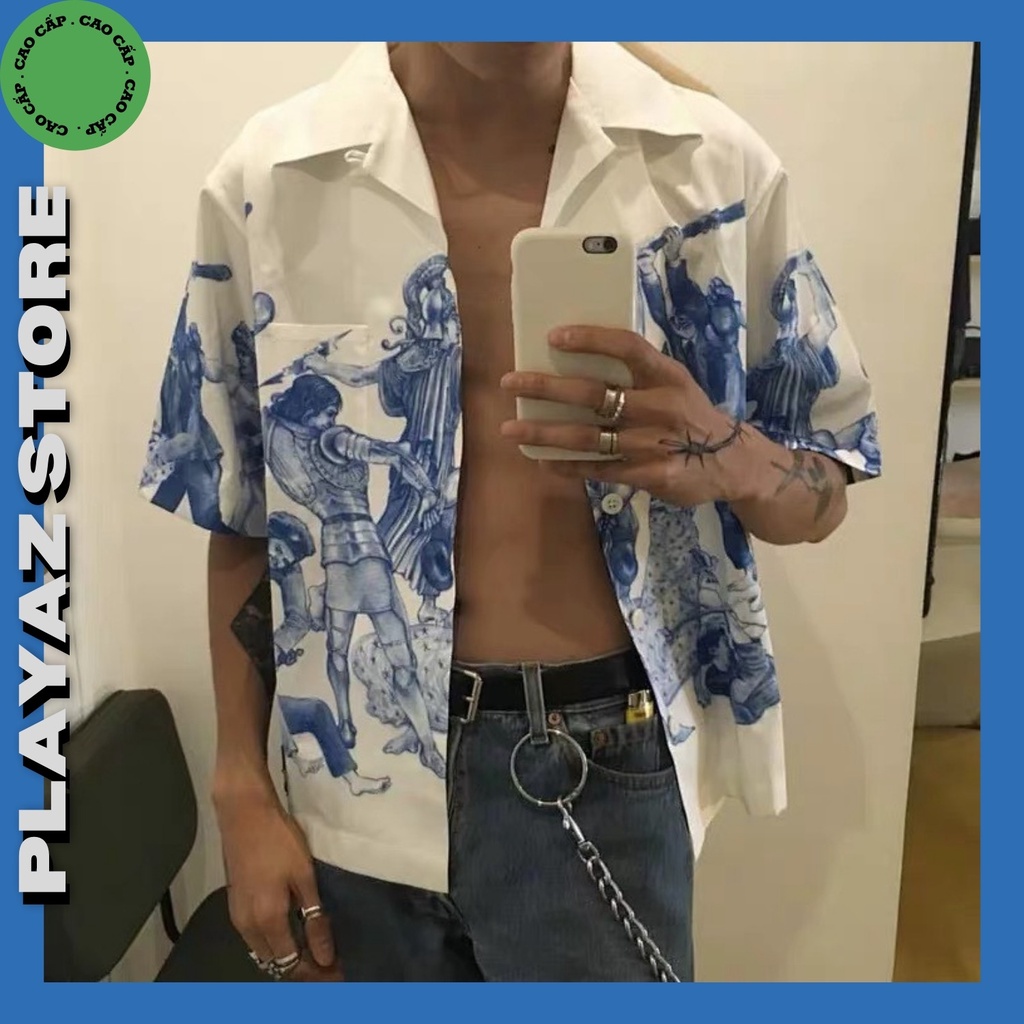 Áo Sơ Mi Ngắn Tay Cuban Shirt Evolution PLAYAZ