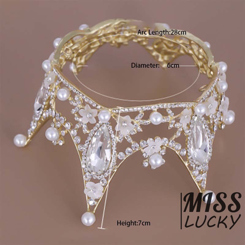 Vương miện kiểu dáng thời trang sang trọng cho nữ